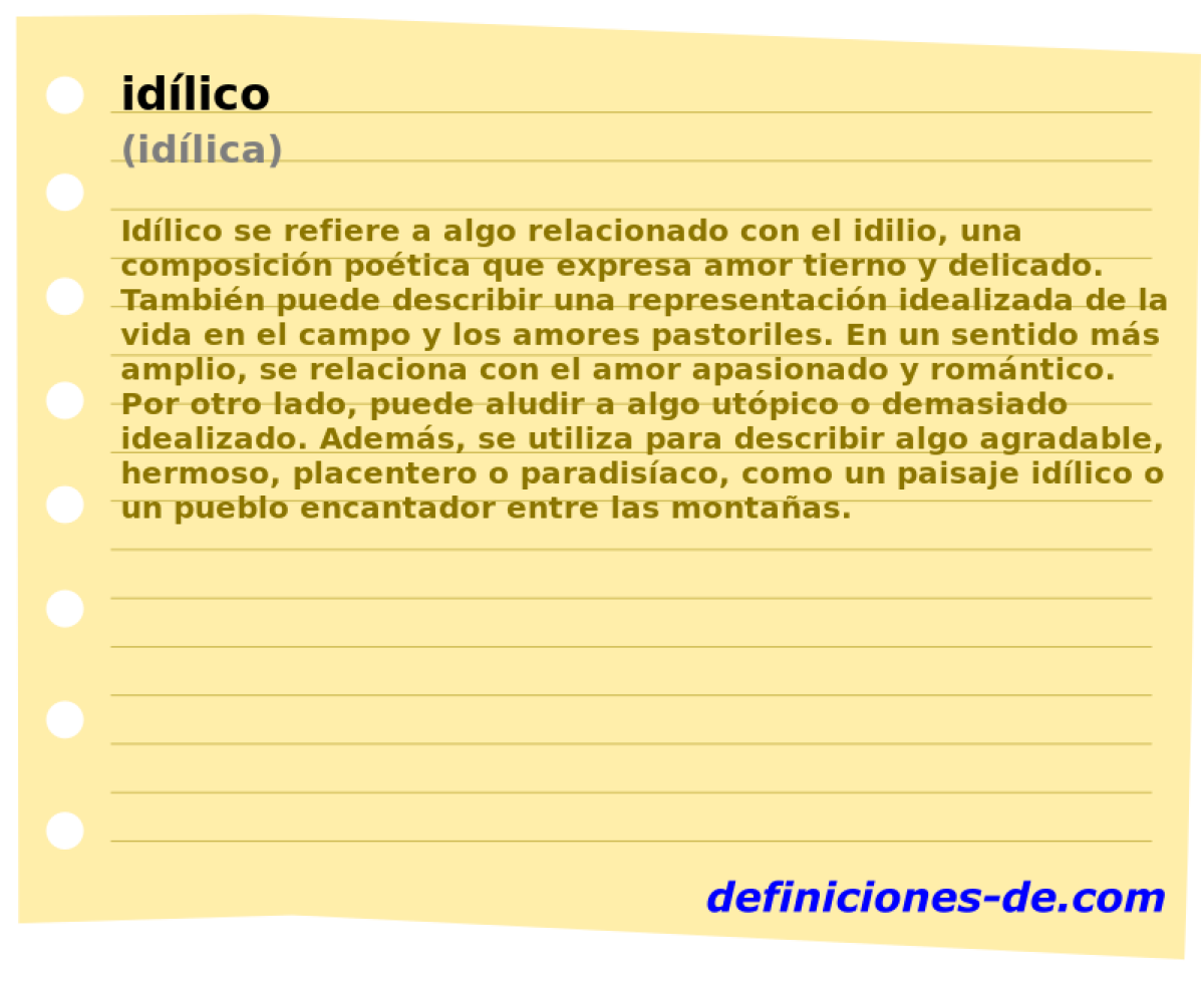idlico (idlica)