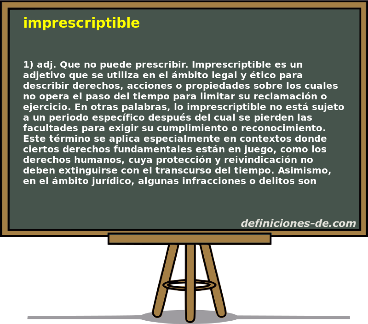 imprescriptible 