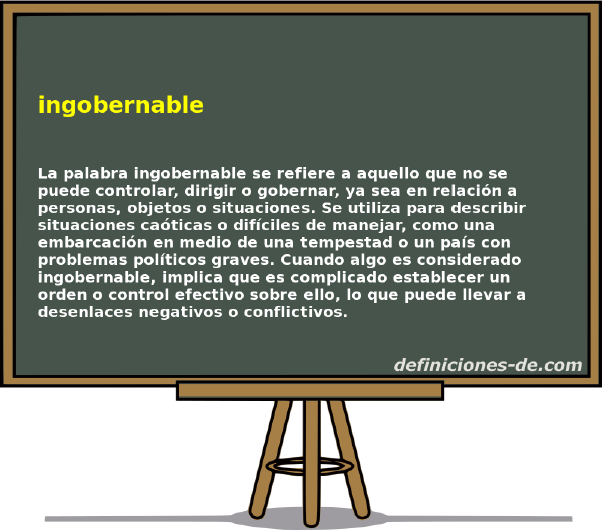 ingobernable 