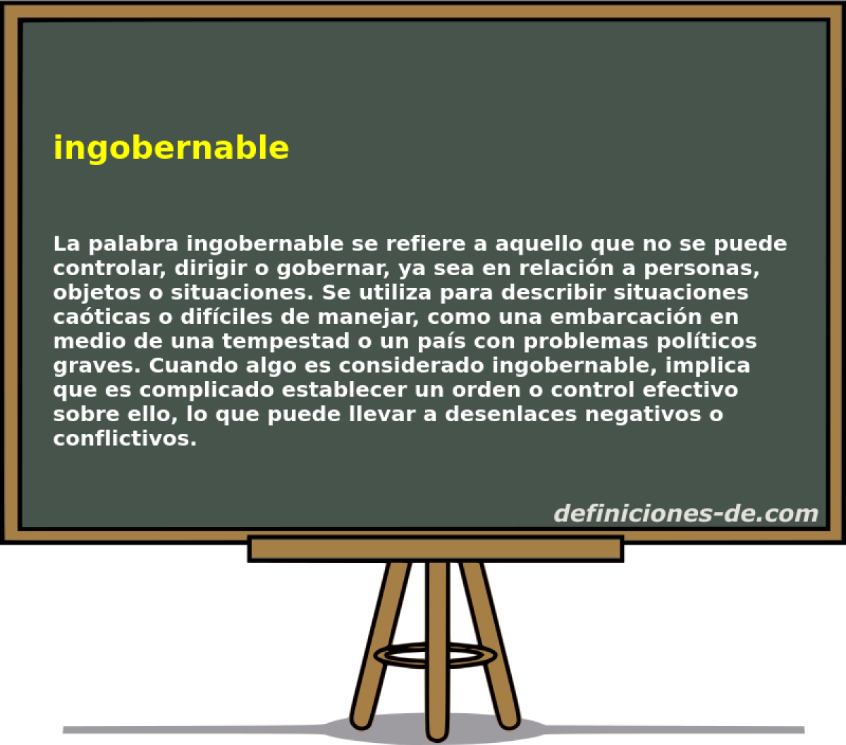 ingobernable 