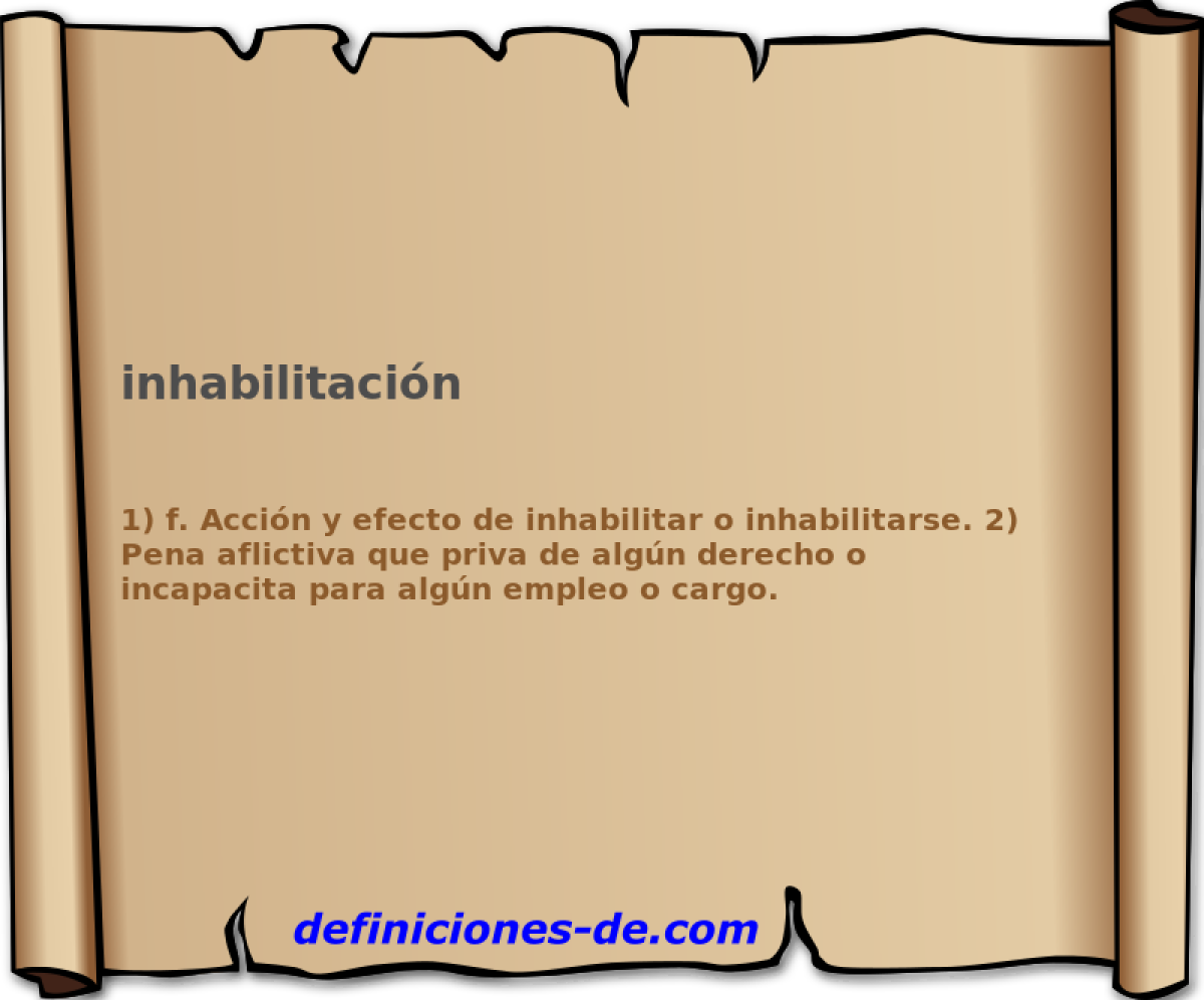 inhabilitacin 