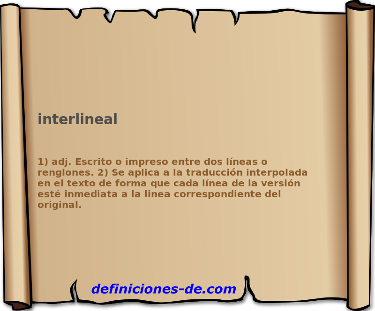 interlineal 