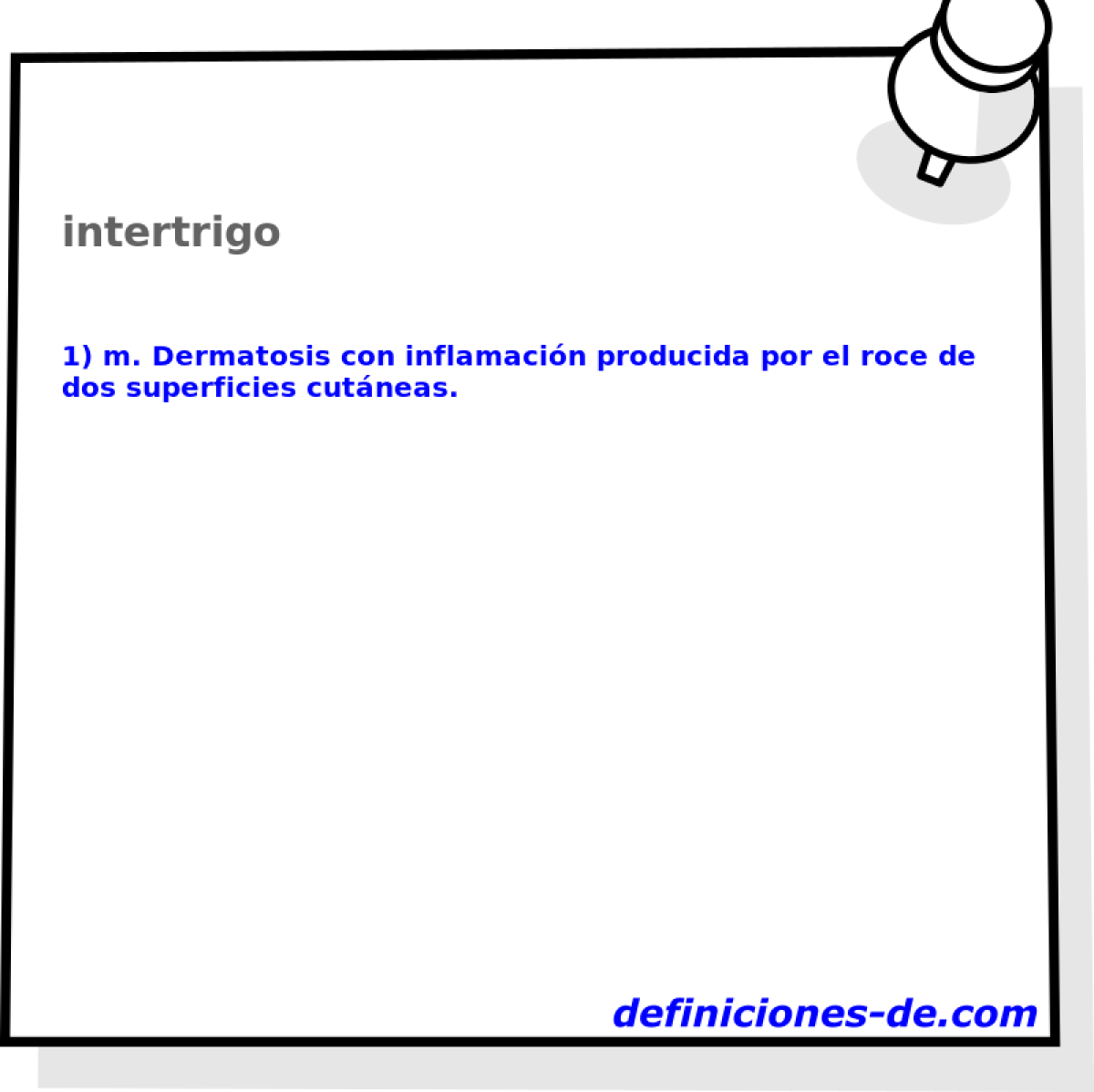 intertrigo 