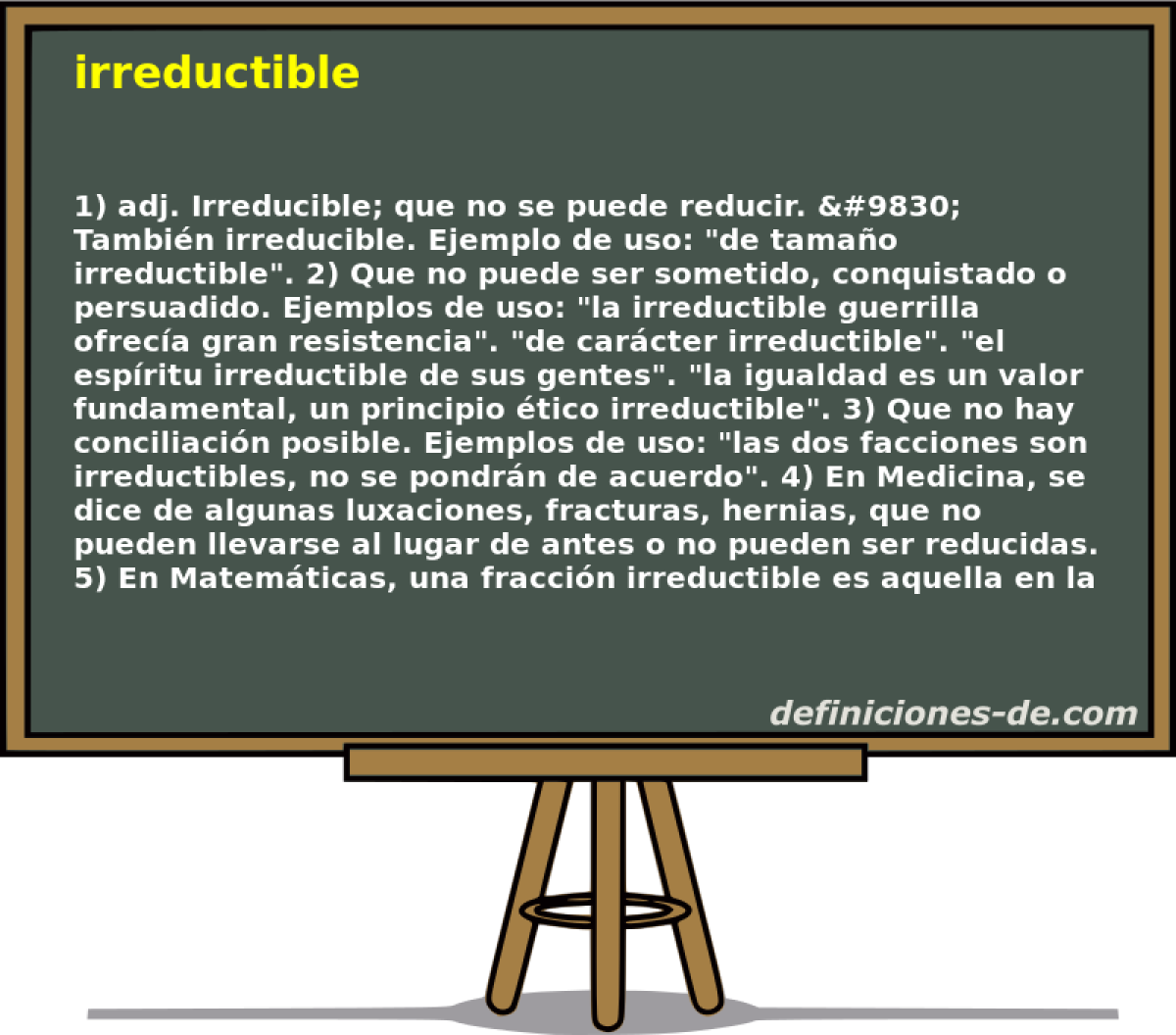 irreductible 