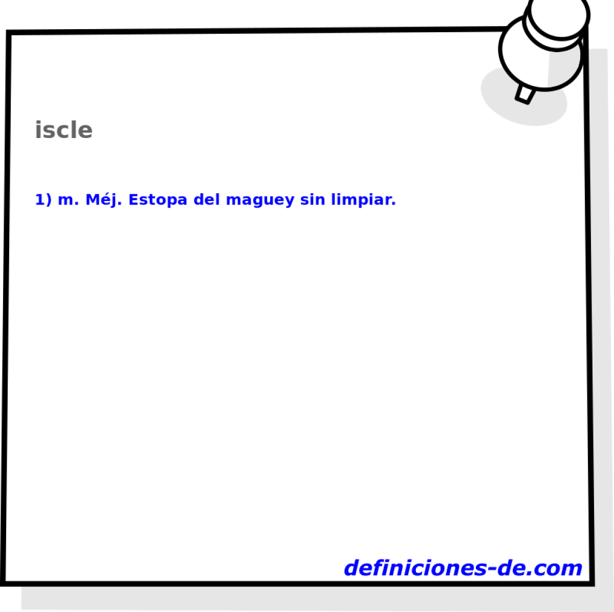 iscle 