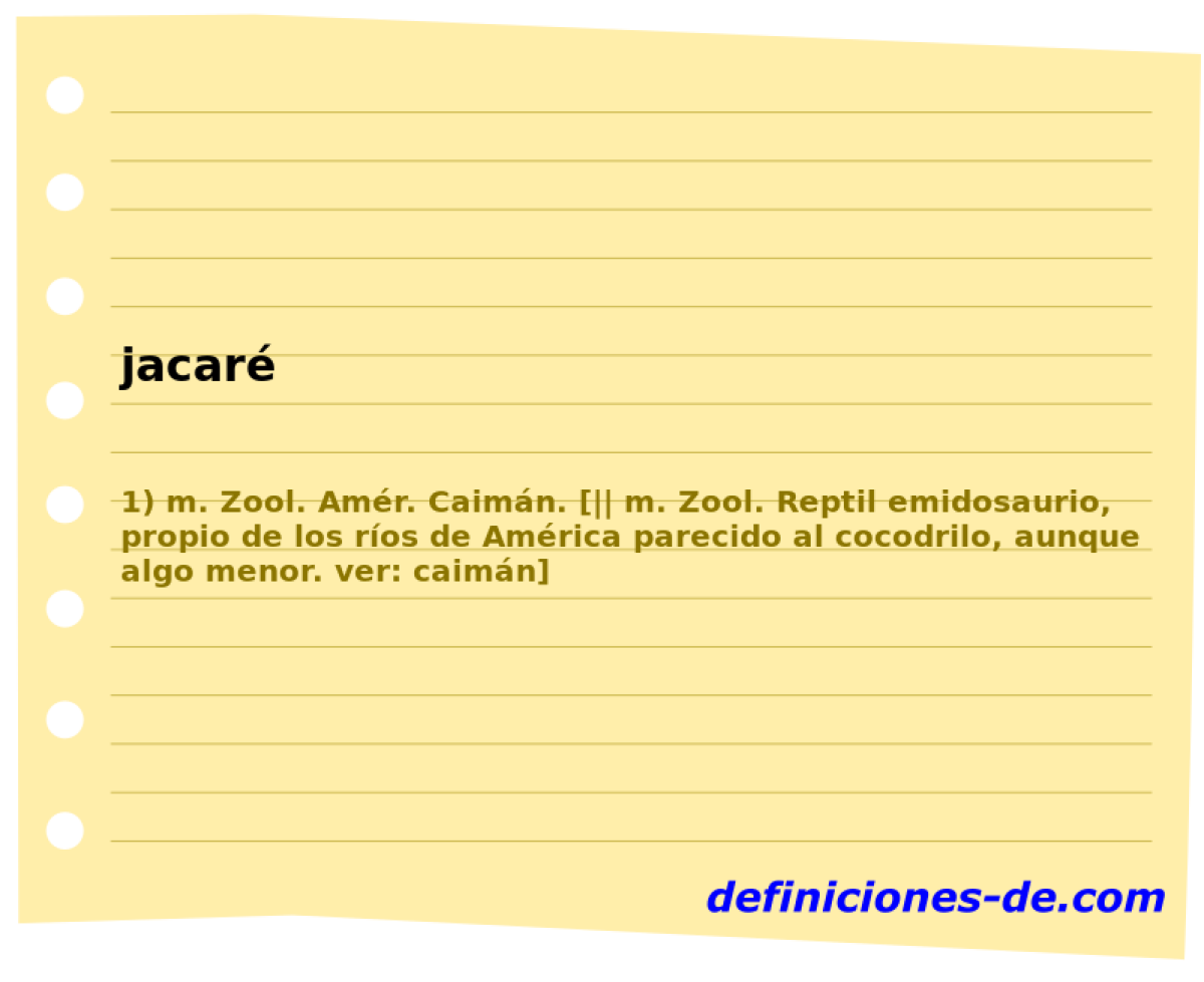 jacar 