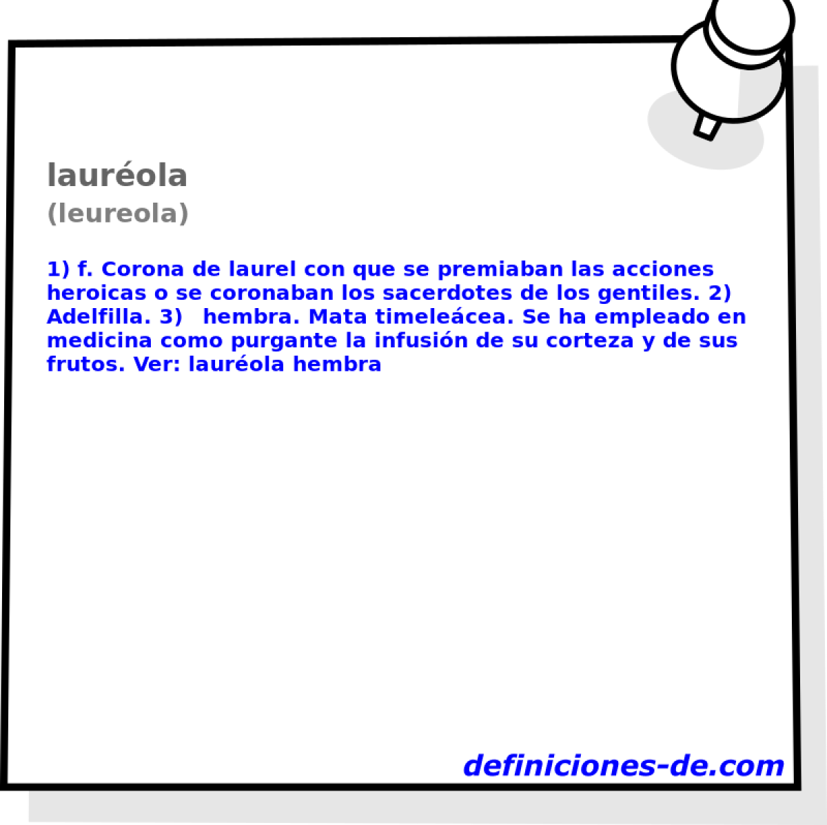 laurola (leureola)