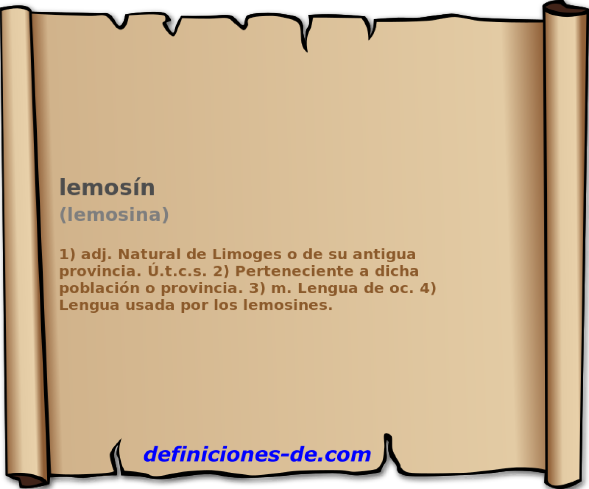 lemosn (lemosina)