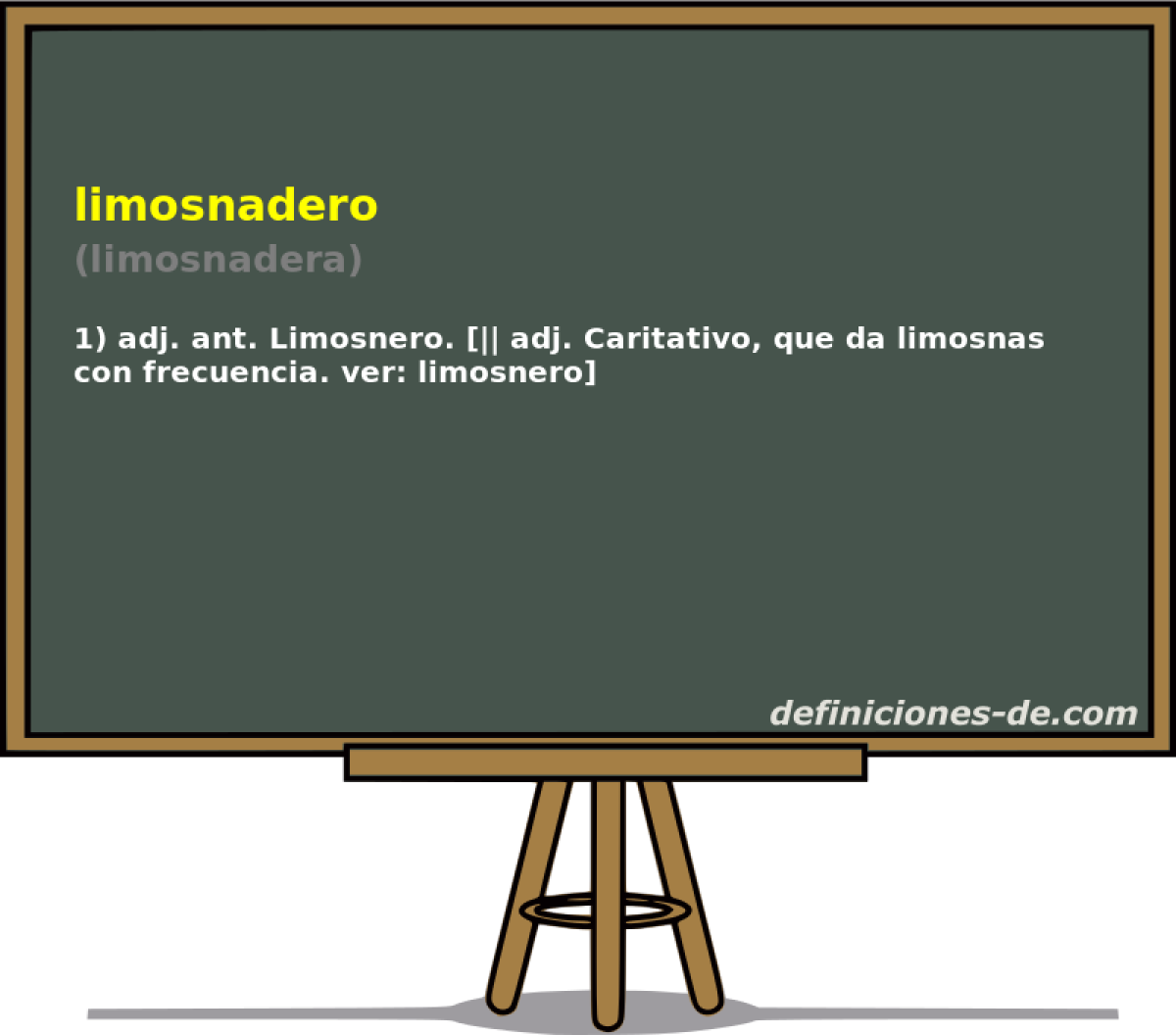 limosnadero (limosnadera)
