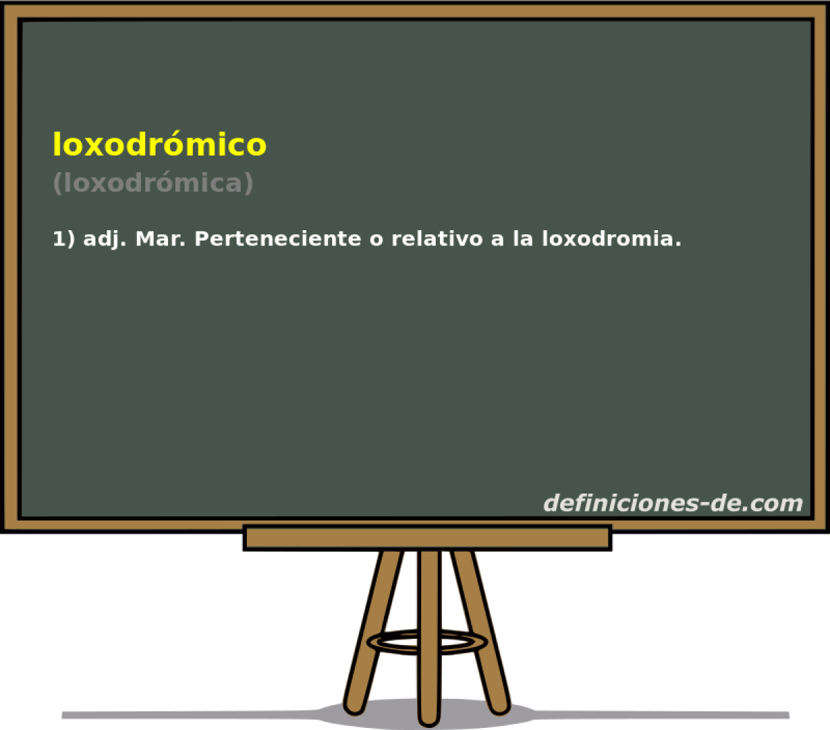 loxodrmico (loxodrmica)