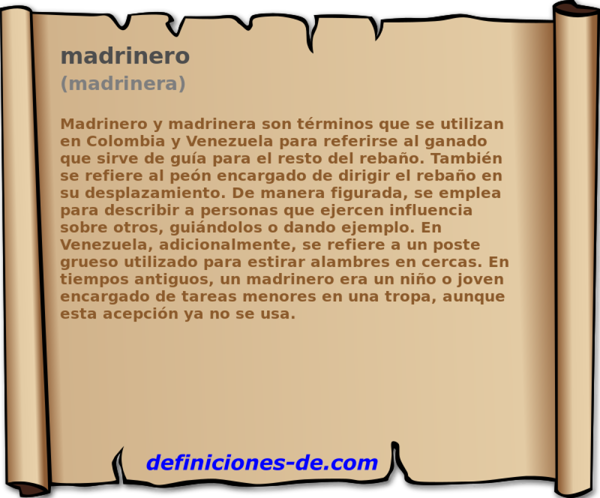 madrinero (madrinera)