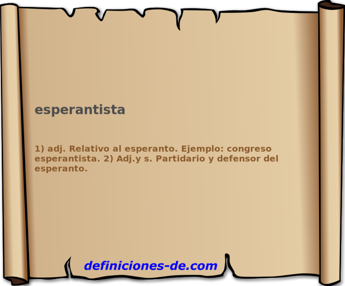 esperantista 