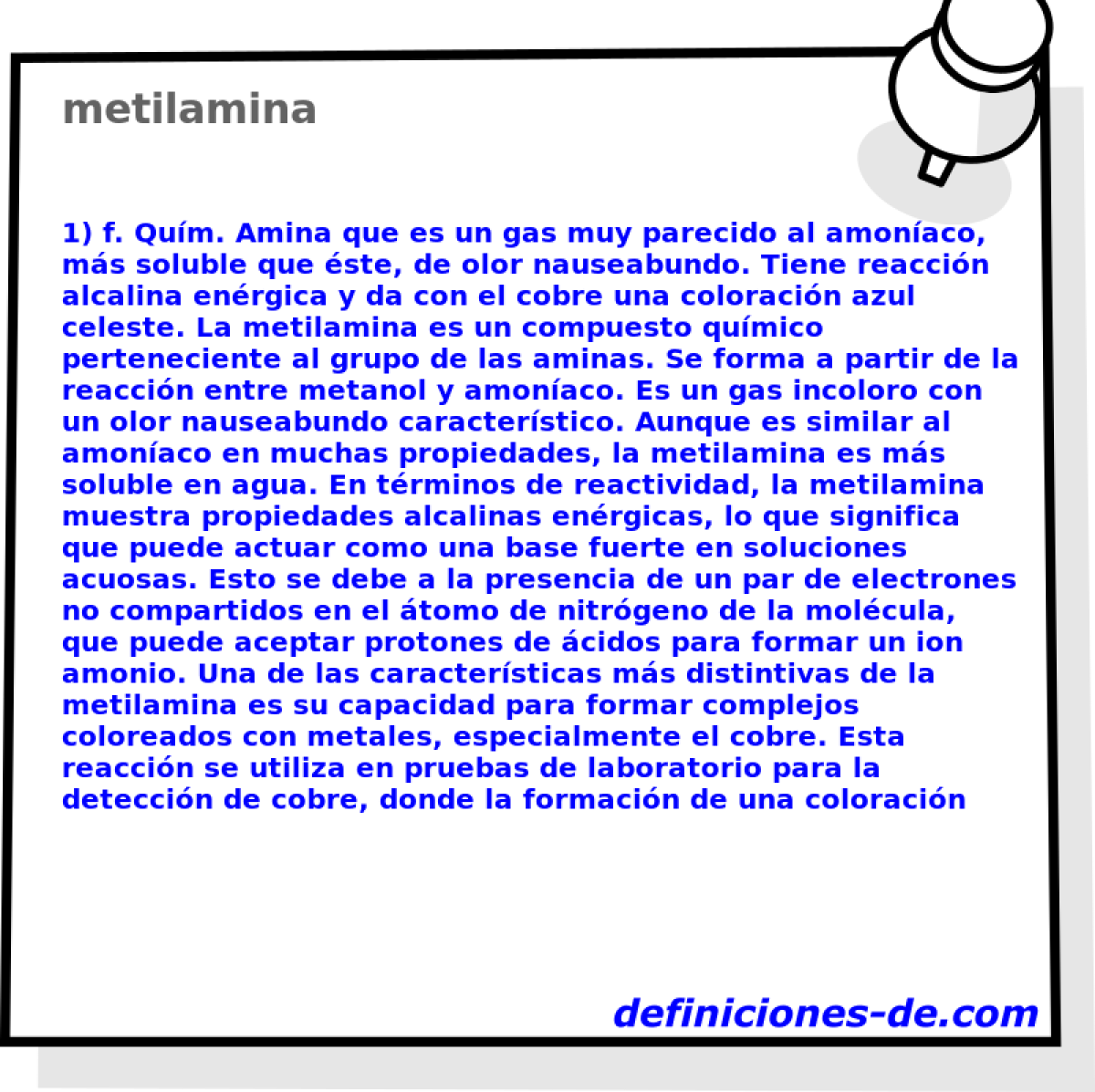 metilamina 