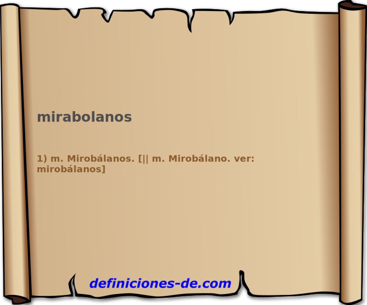 mirabolanos 