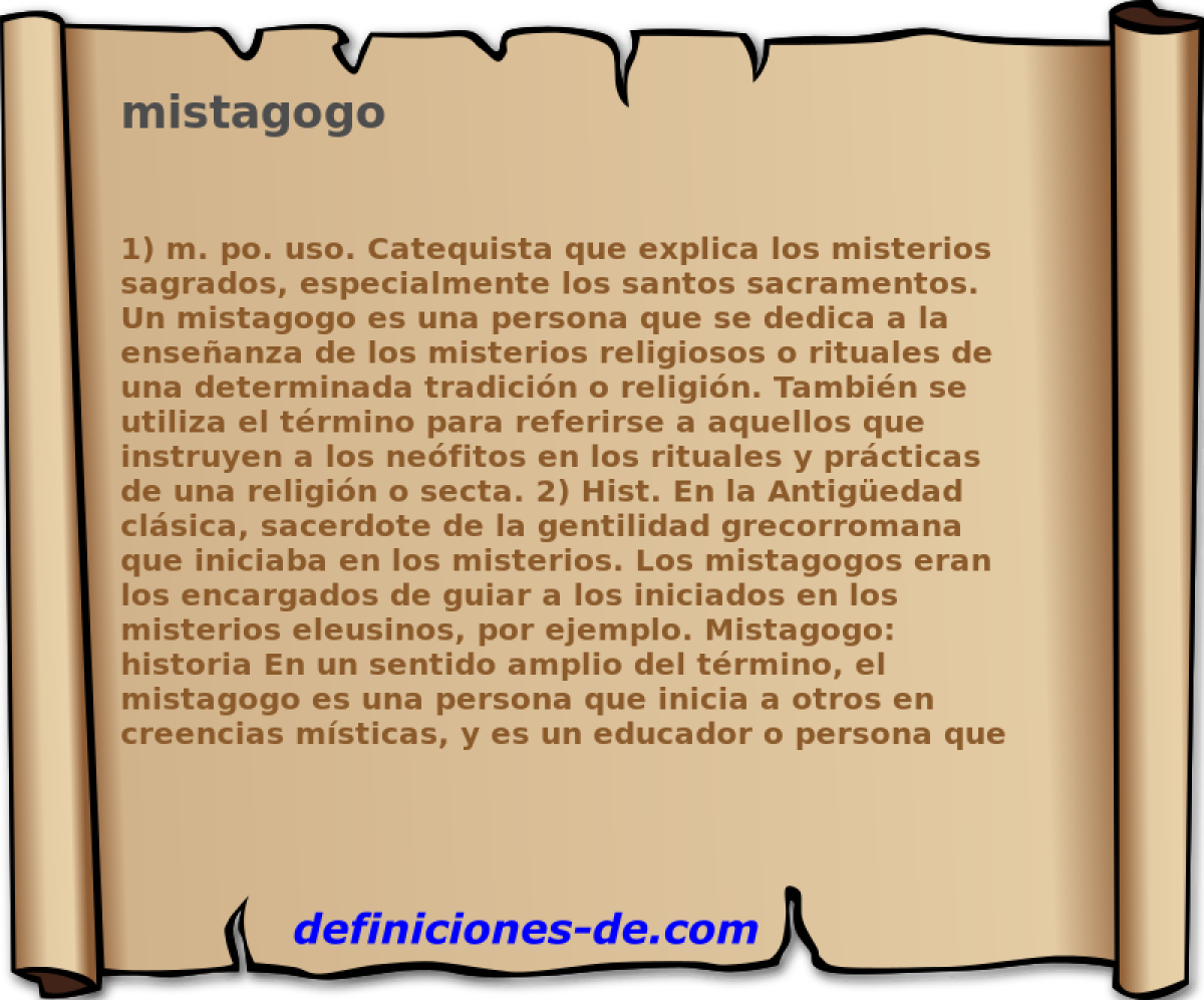 mistagogo 