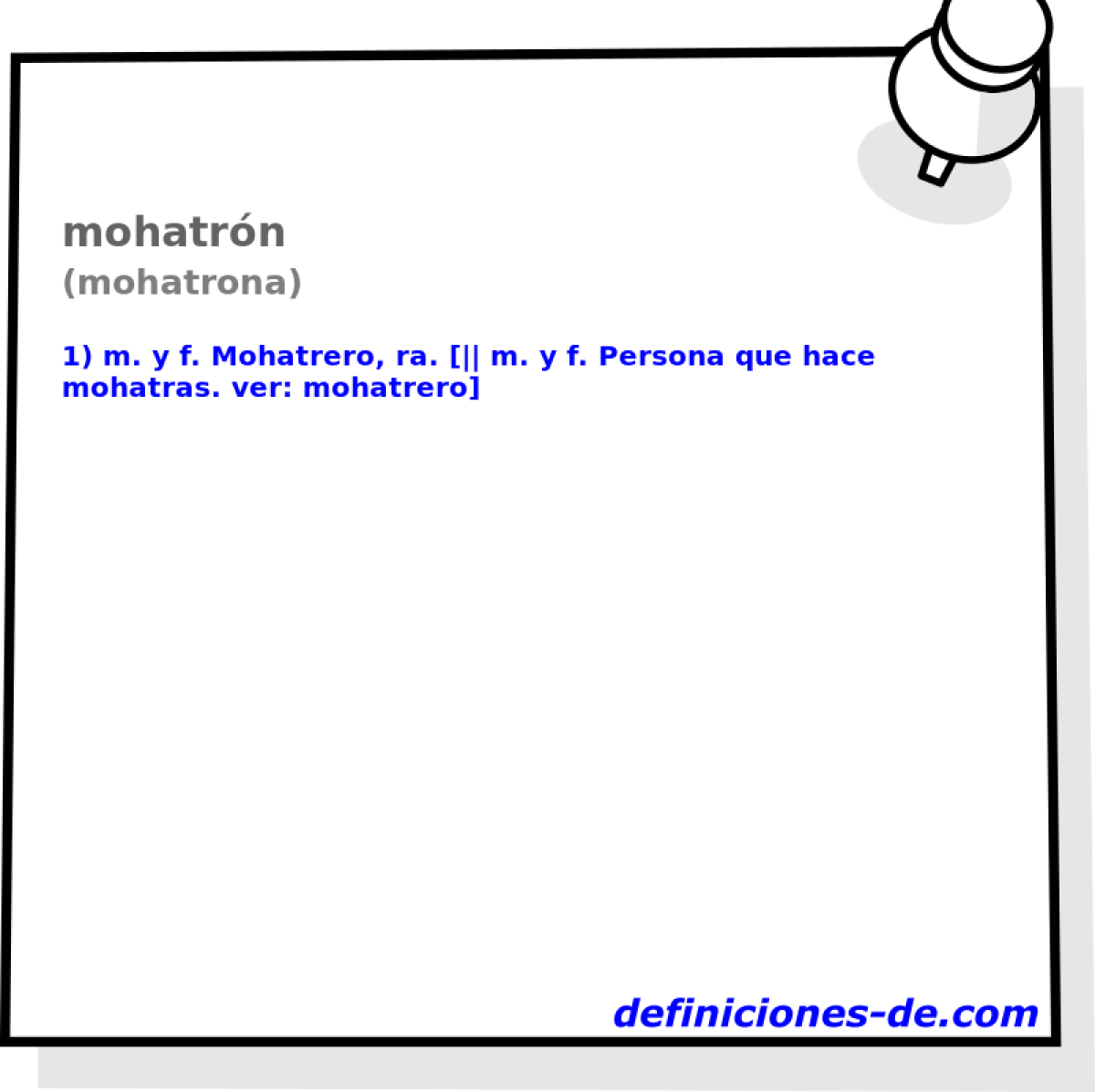 mohatrn (mohatrona)