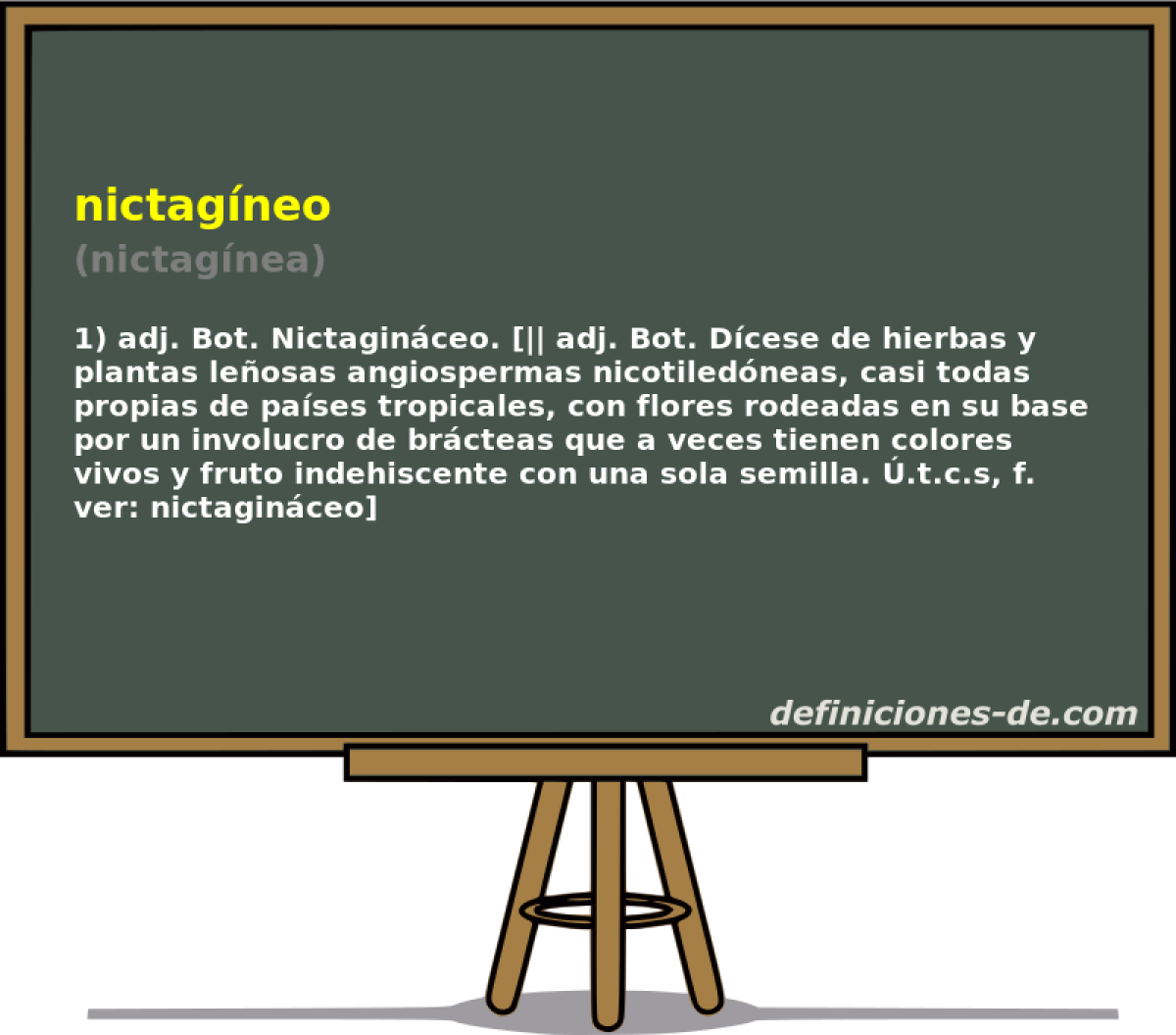 nictagneo (nictagnea)