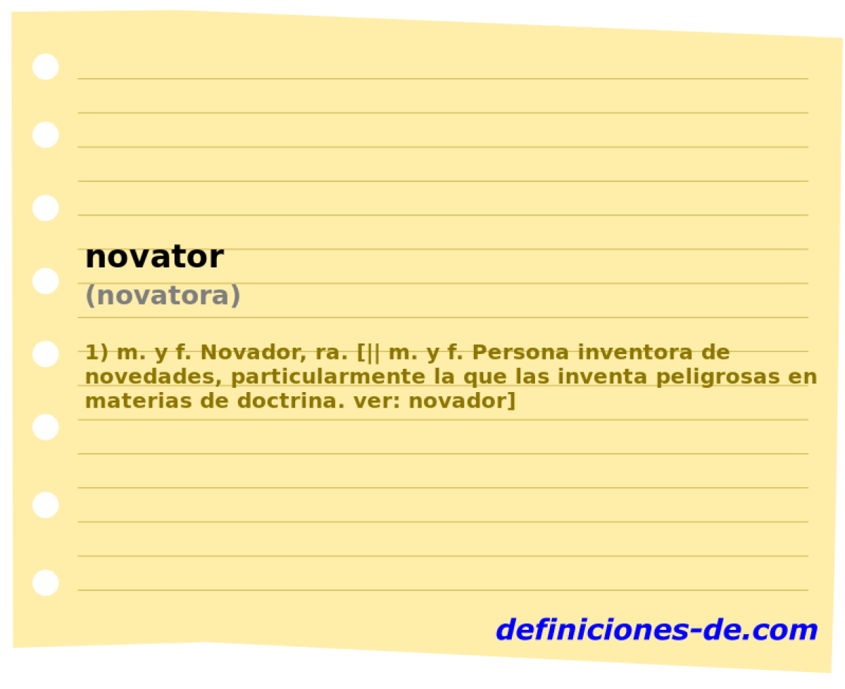 novator (novatora)