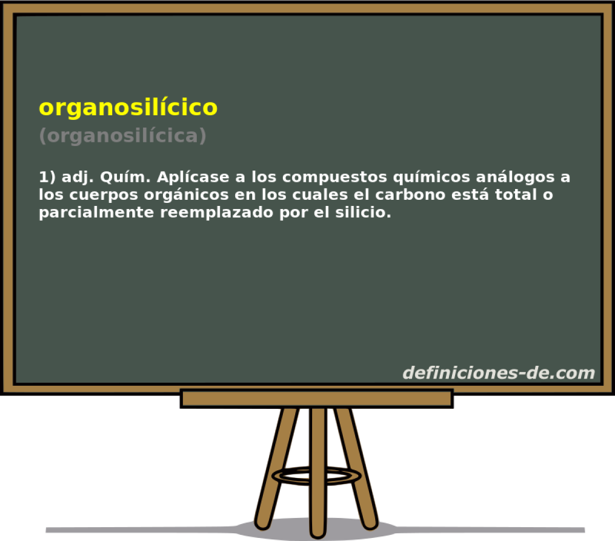 organosilcico (organosilcica)