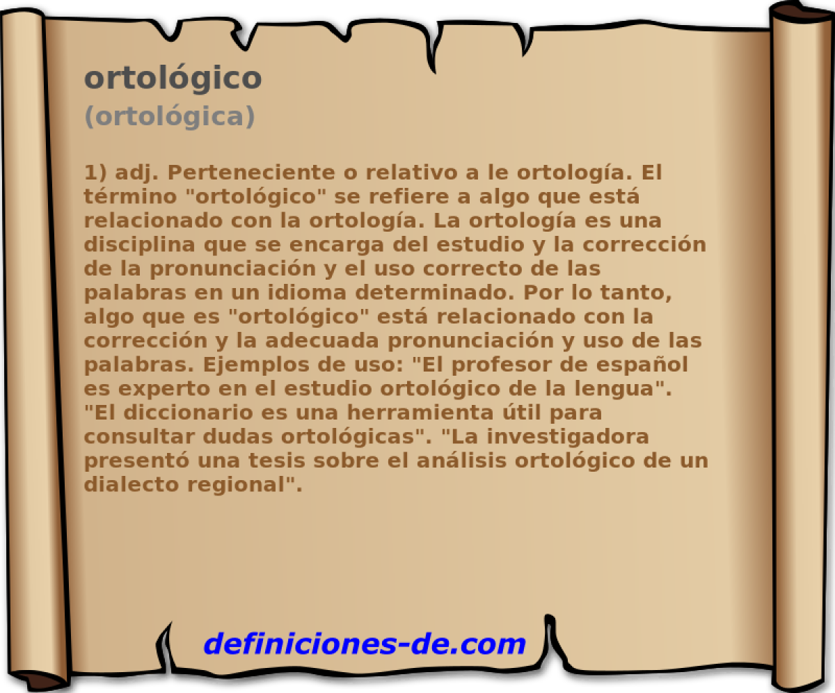 ortolgico (ortolgica)