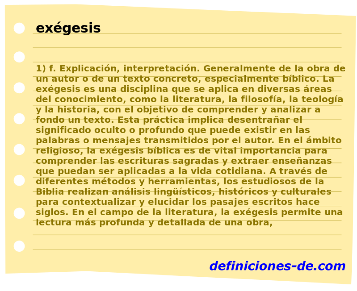 exgesis 