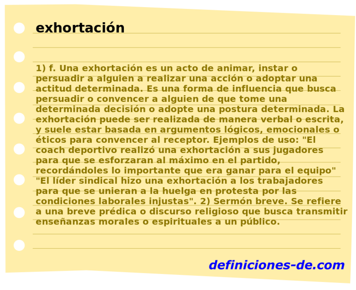 exhortacin 