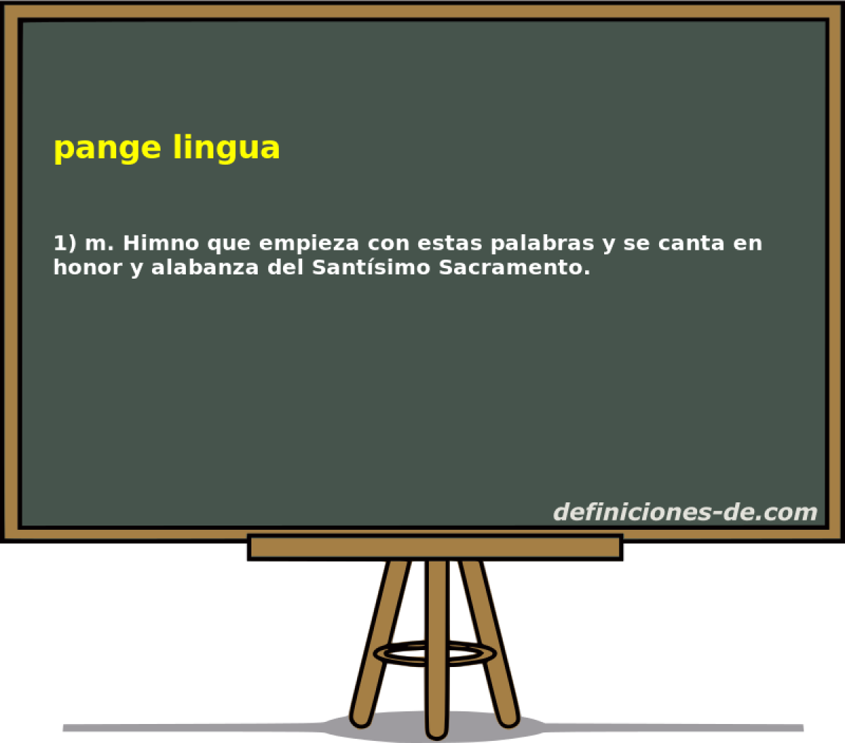 pange lingua 