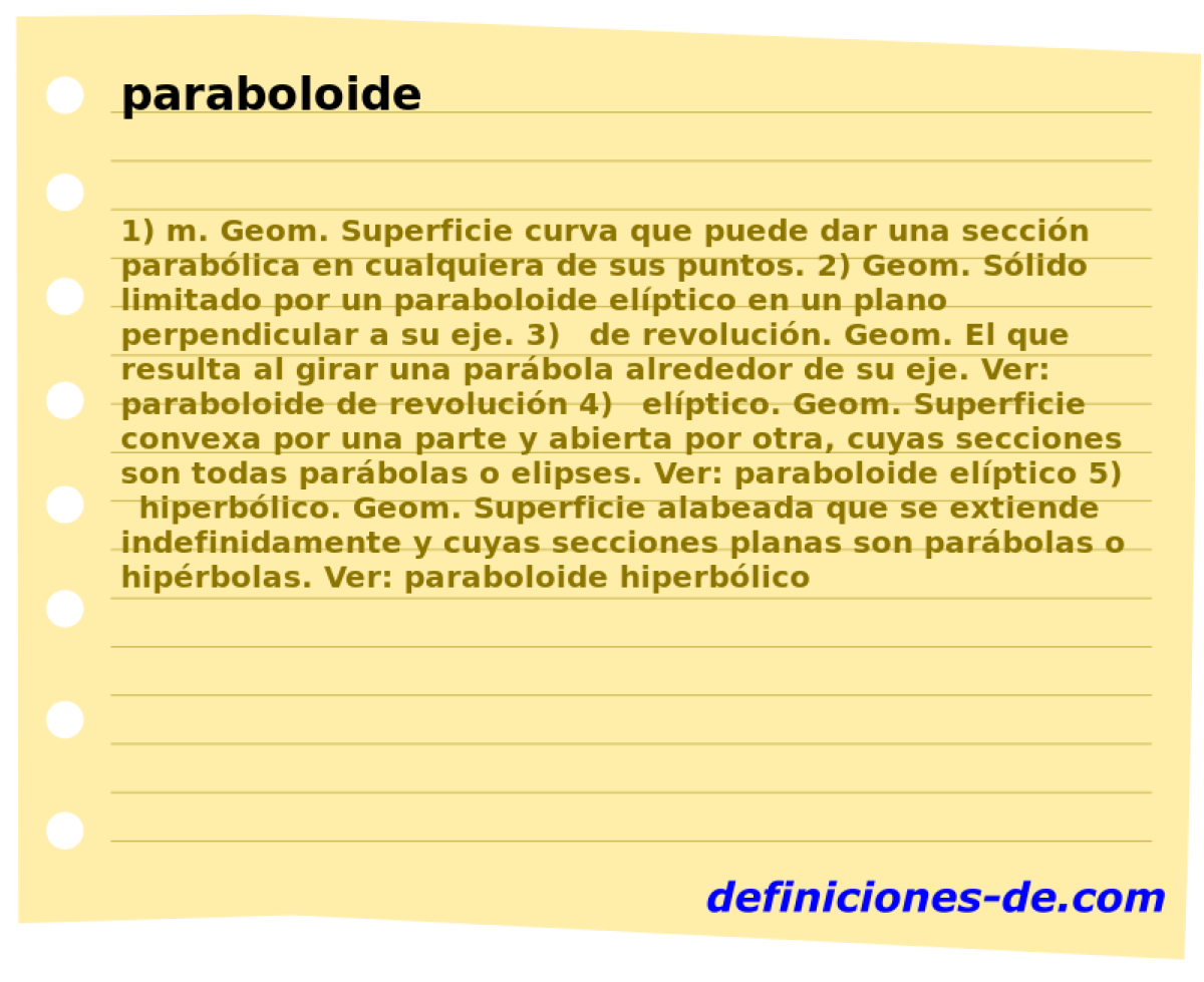 paraboloide 