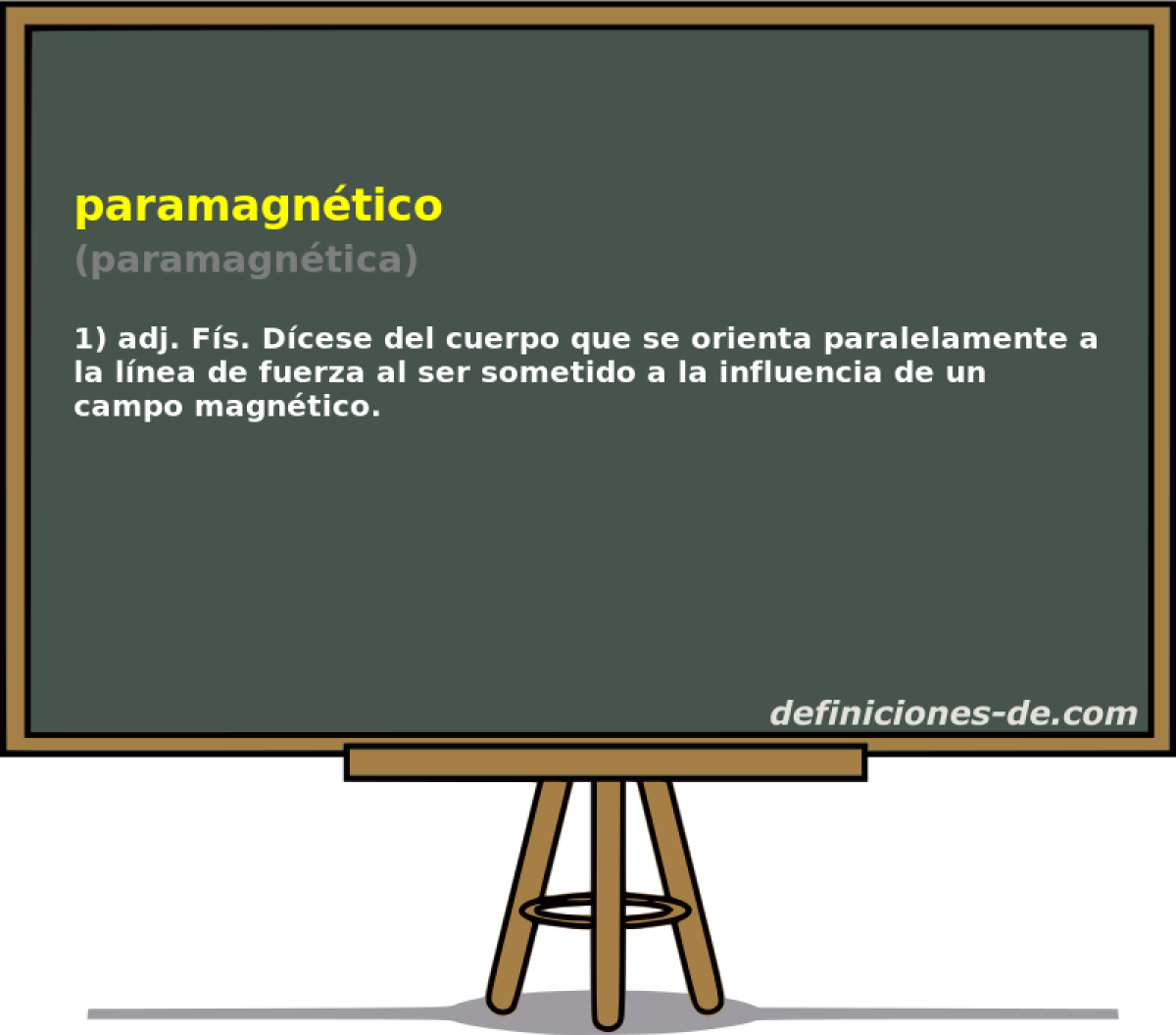 paramagntico (paramagntica)