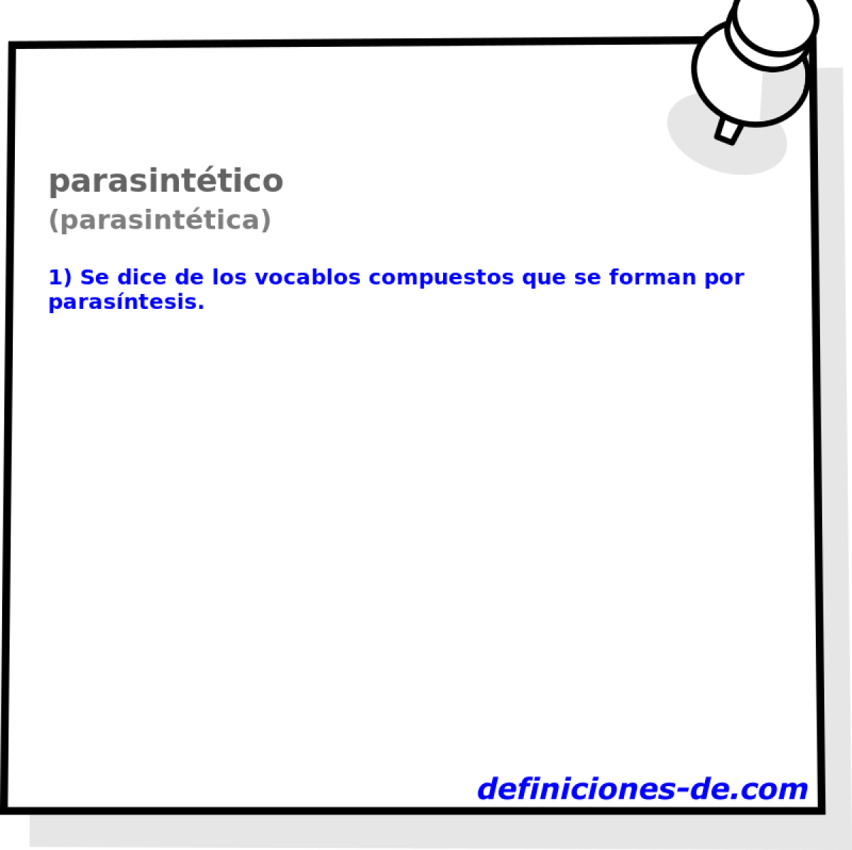 parasinttico (parasinttica)