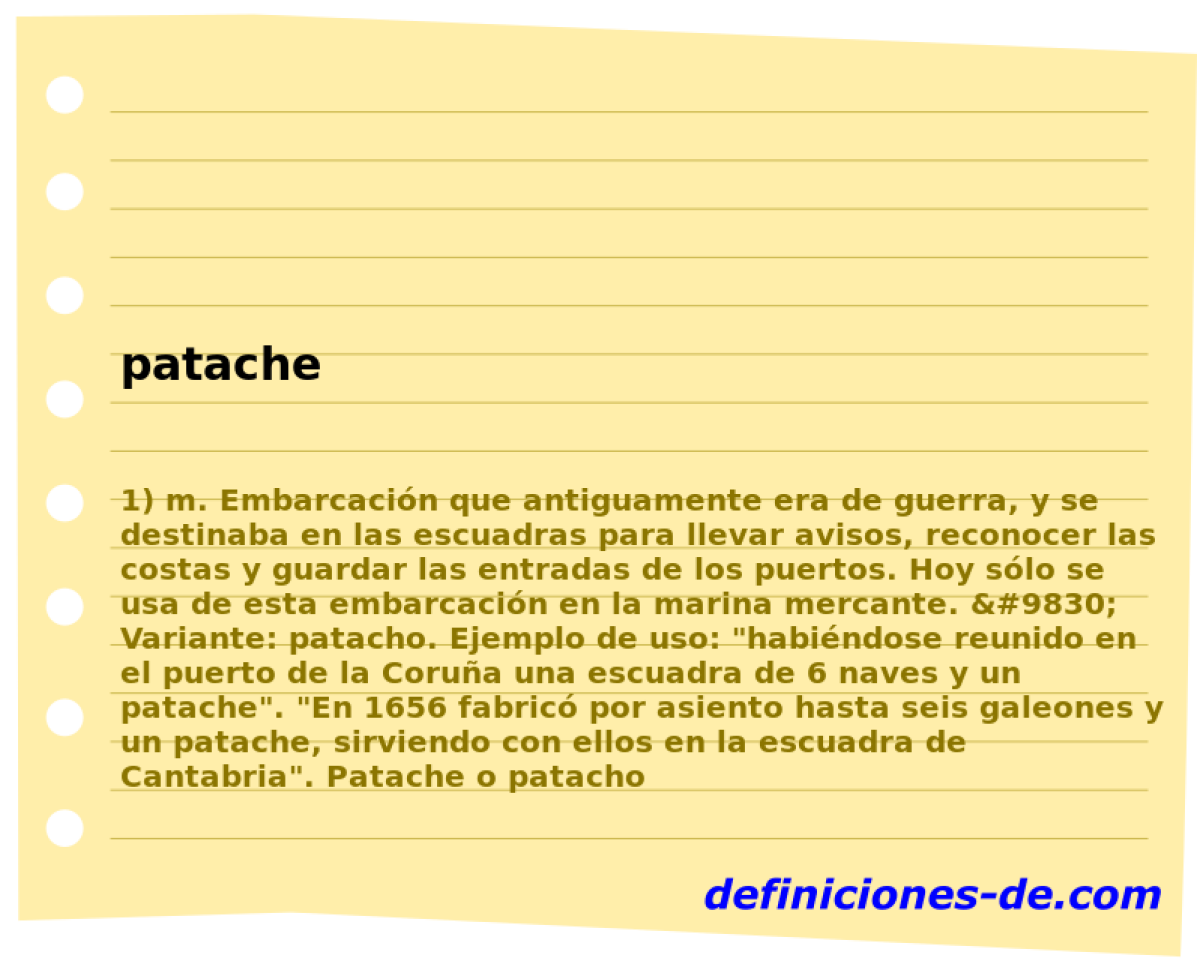 patache 