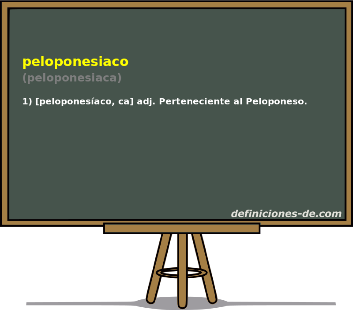 peloponesiaco (peloponesiaca)