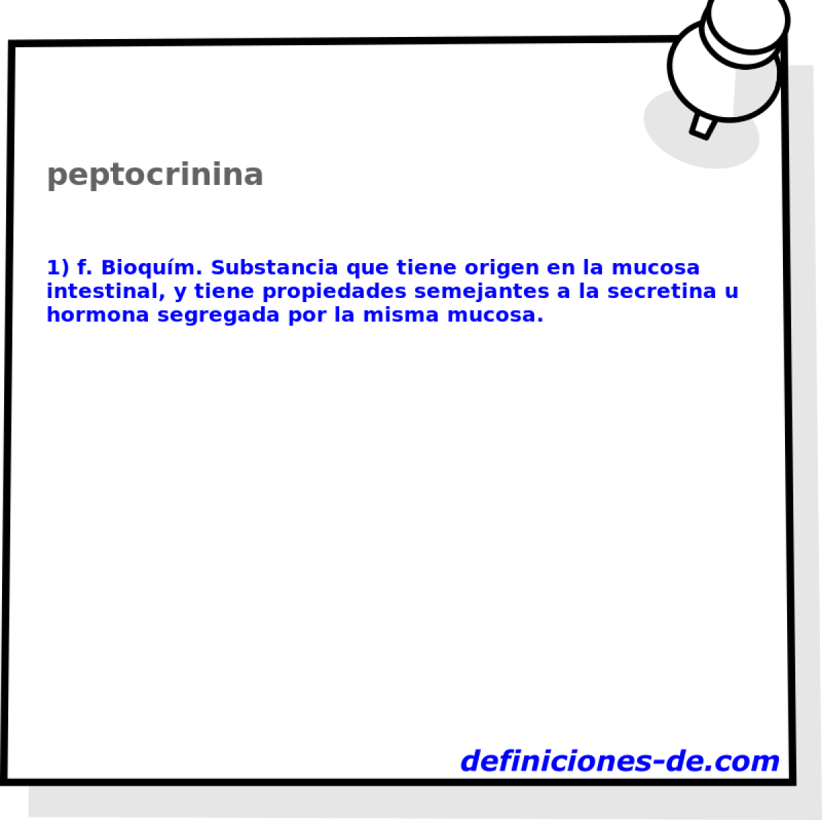 peptocrinina 