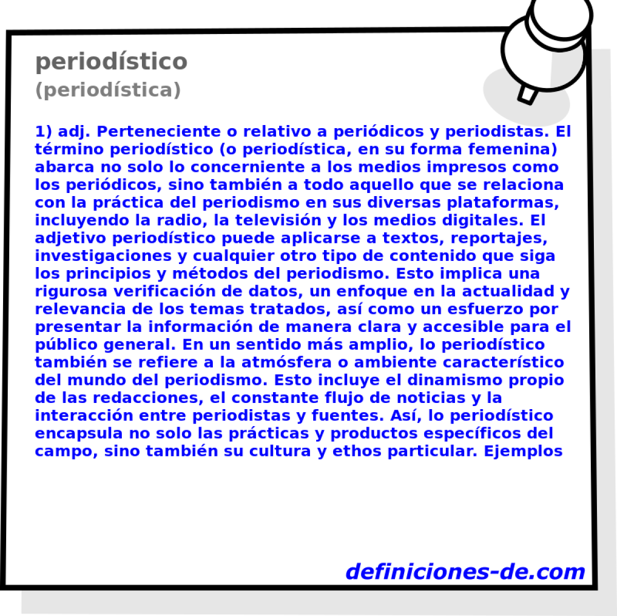 periodstico (periodstica)