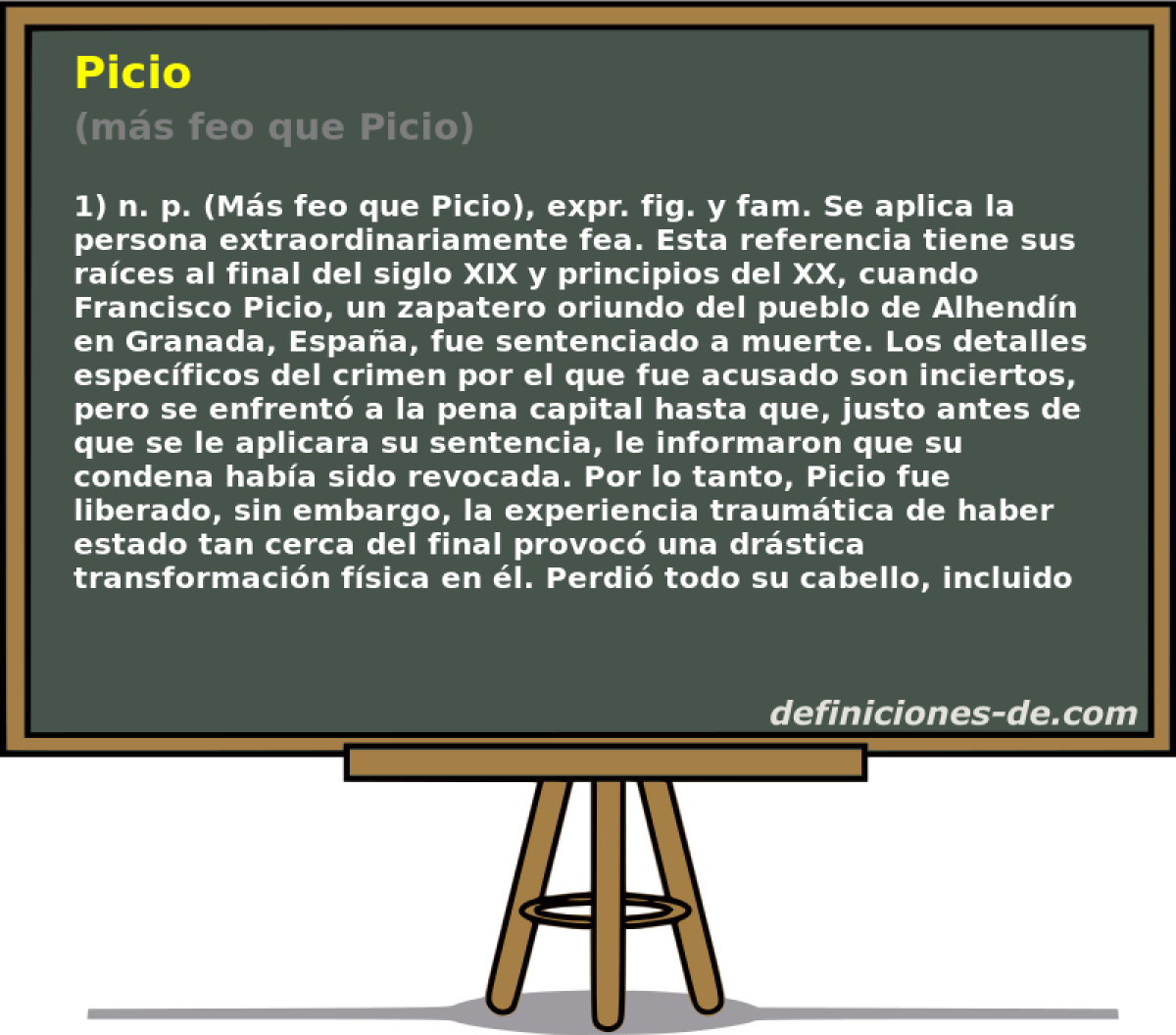 Picio (ms feo que Picio)