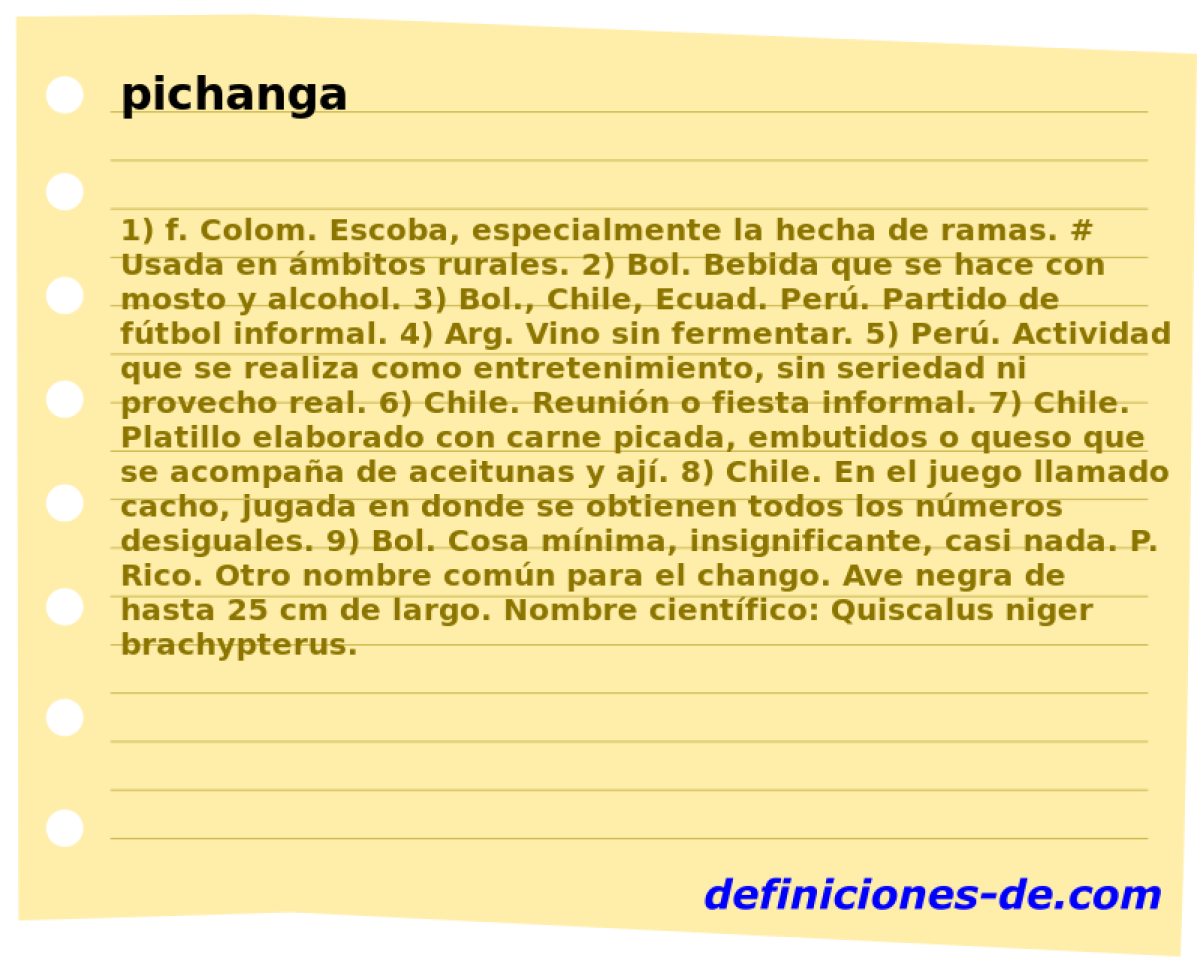 pichanga 