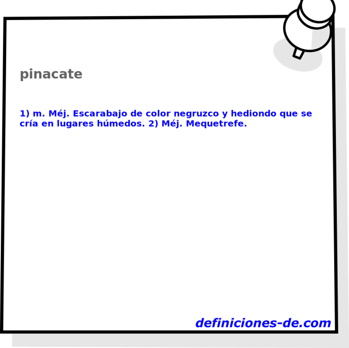 pinacate 