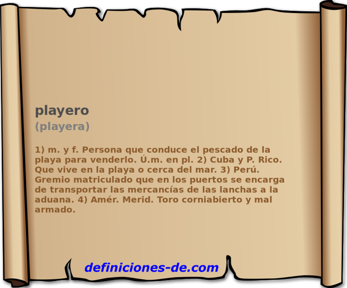 playero (playera)