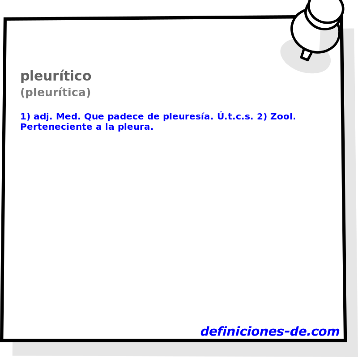 pleurtico (pleurtica)