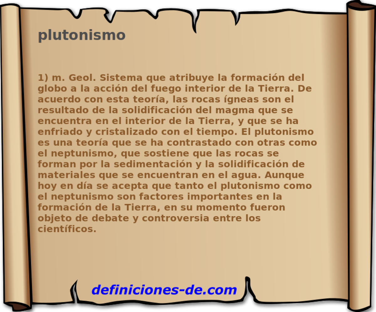 plutonismo 