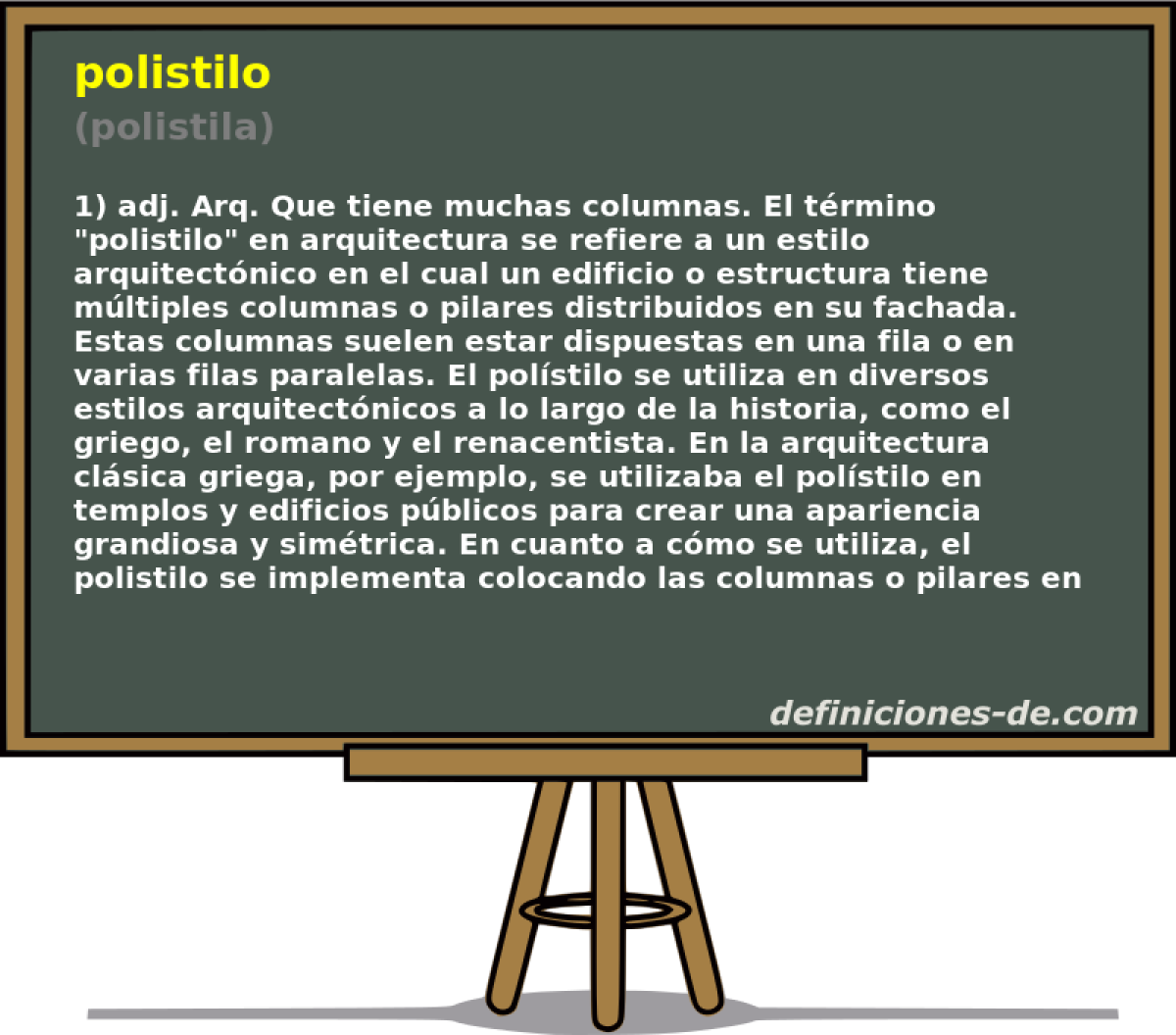 polistilo (polistila)