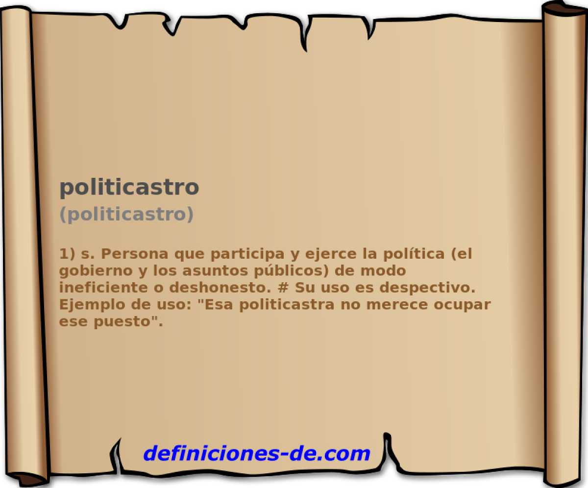 politicastro (politicastro)