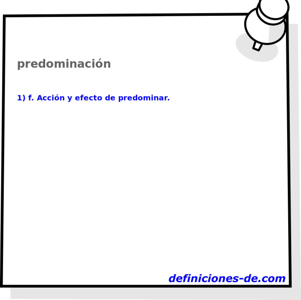 predominacin 