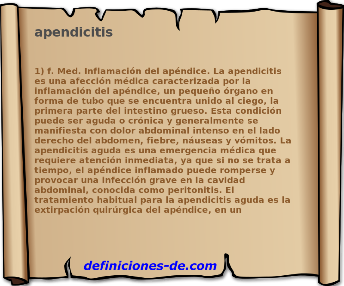 apendicitis 