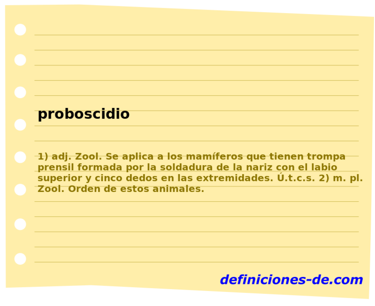 proboscidio 