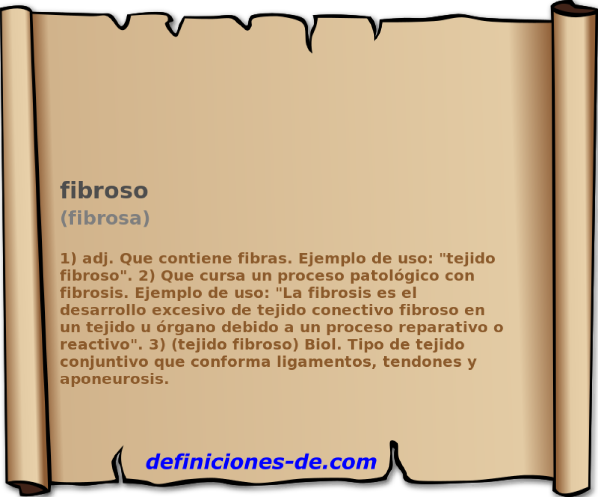 fibroso (fibrosa)