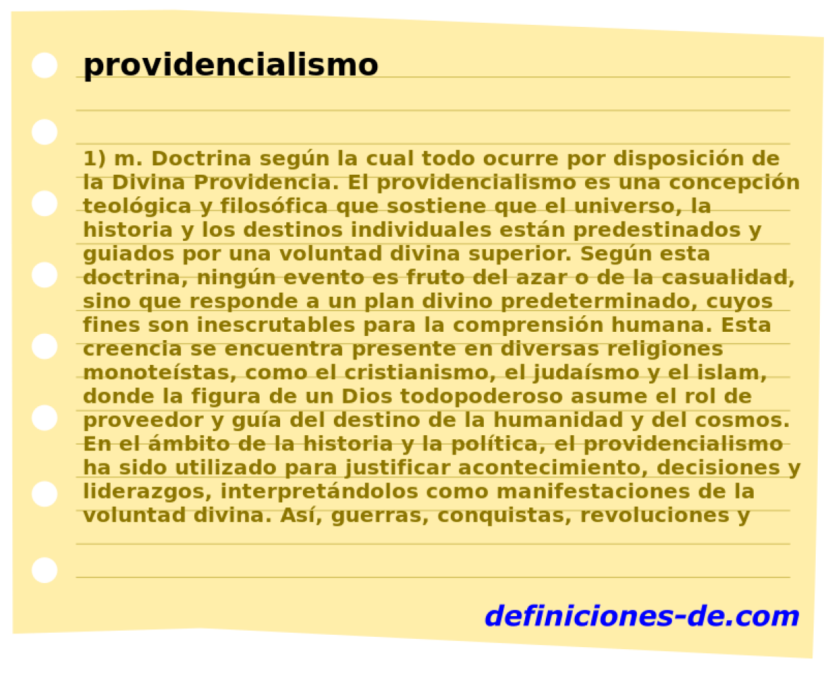providencialismo 