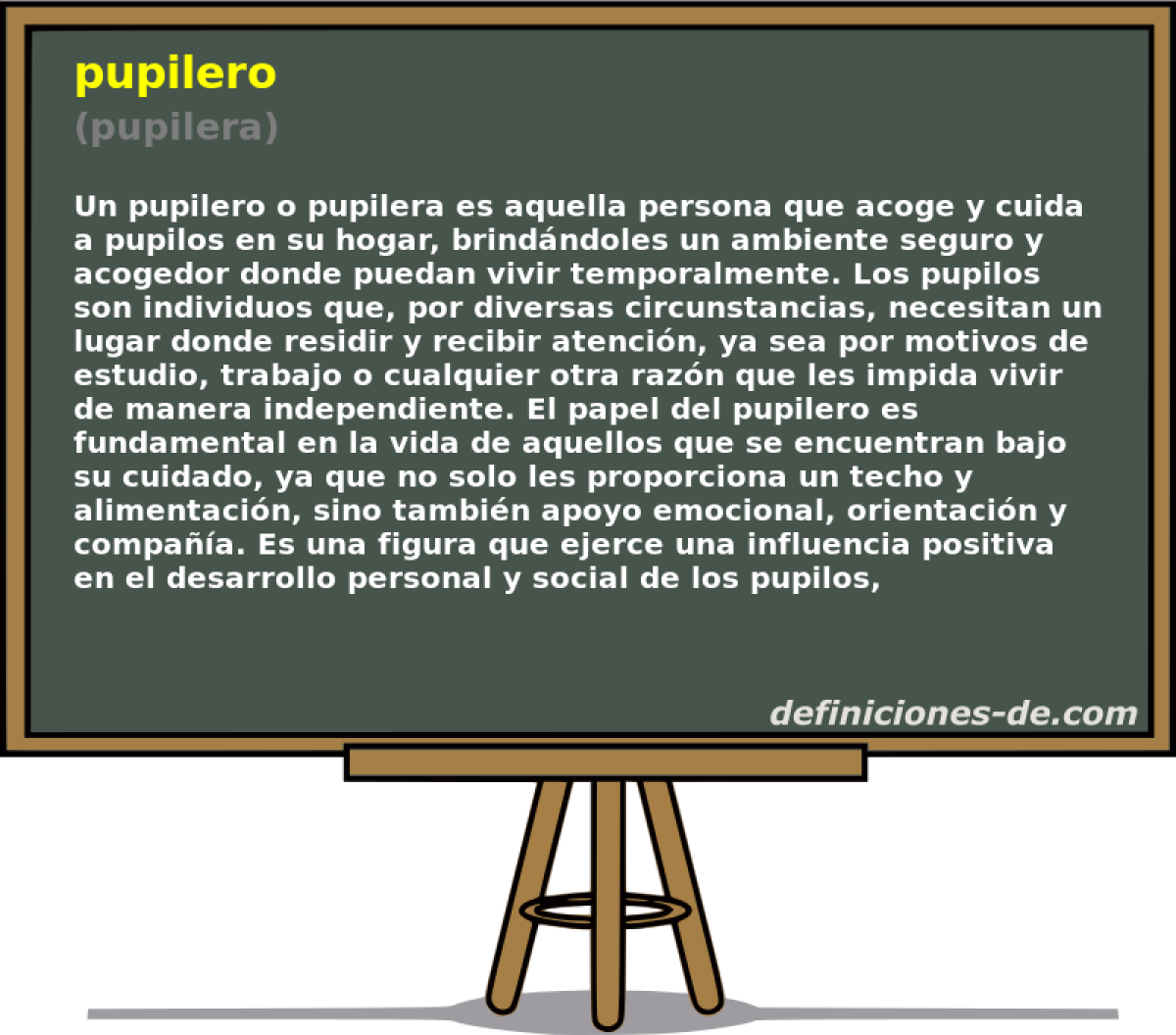 pupilero (pupilera)