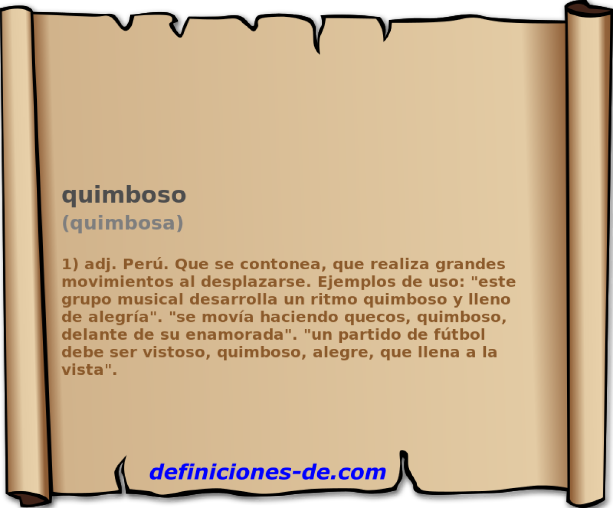 quimboso (quimbosa)
