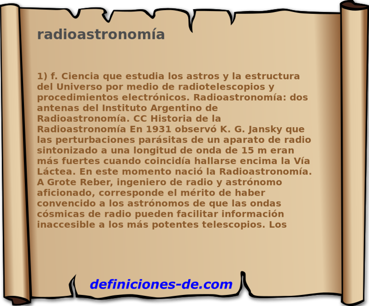 radioastronoma 